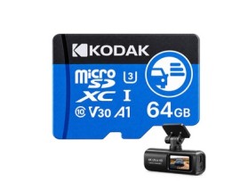 Kodak mSD UHS-I U3/V30/A1 Dash cam KD360 64GB